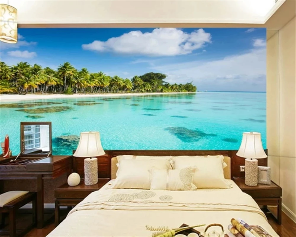 papel-de-parede-personalizado-com-paisagem-moderna-de-coqueiros-a-beira-mar-para-quarto-sala-de-estar-sofa-parede-de-fundo-para-tv-vista-do-mar-restaurante