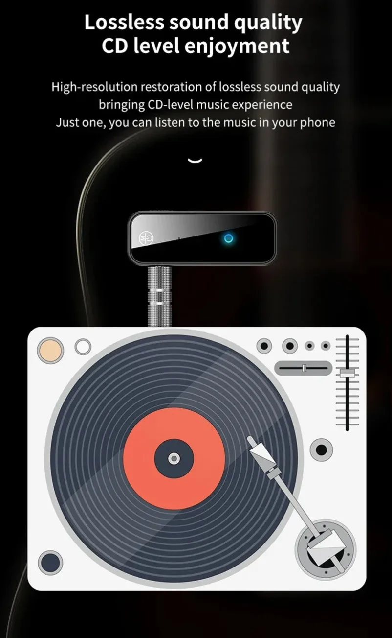 محولات لاسلكية بلوتوث 5.0 استقبال الصوت الارسال Hansfree دعوة 3.5mmAUX جاك USB دونغل ستيريو الموسيقى الكمبيوتر التحكم في الفيديو