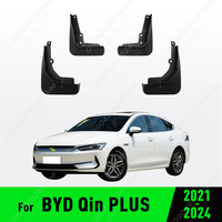 For BYD Qin PLUS 2021 2022 2023 2024 Fender Mudguard Mud Flaps Guard Splash Flap Mudguards Car Accessories
