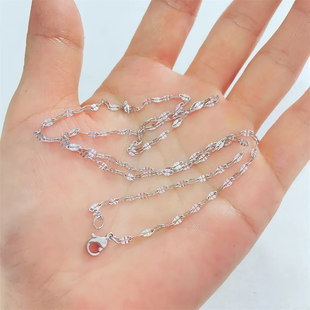 

Stainless Steel Fashion Chain Necklaces Steel Color Link Chain For BEST GIFT NEVER FADE