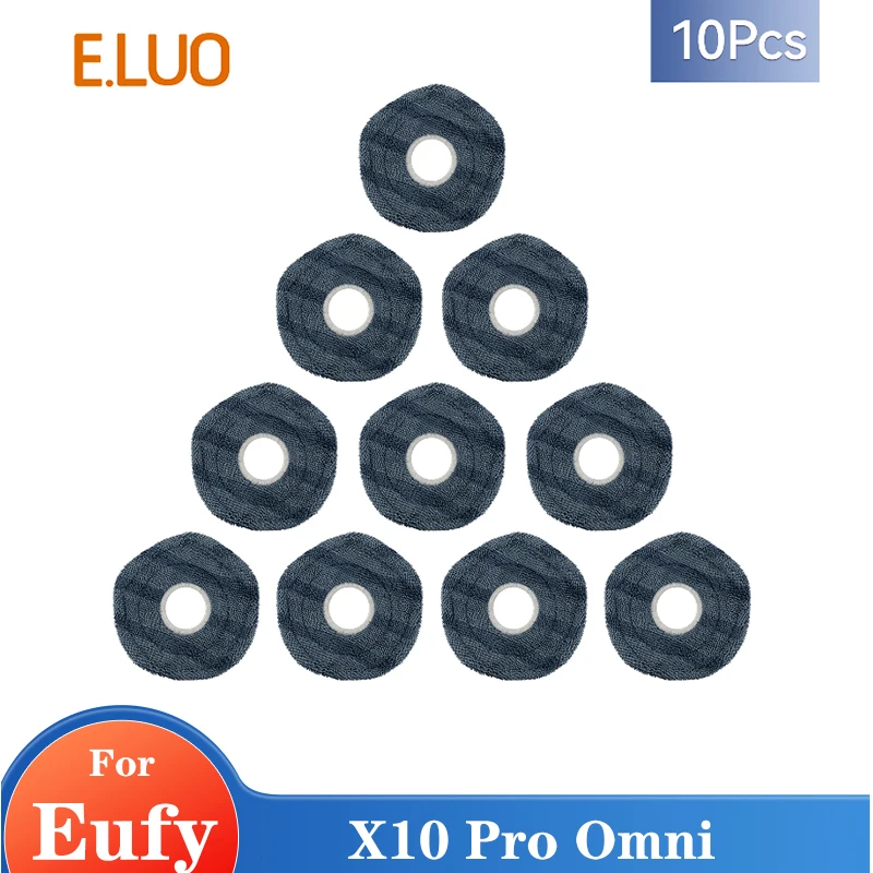 استبدال الممسحة ل Eufy X10 Pro Omni جهاز آلي لتنظيف الأتربة ممسحة القماش كيس لجميع الغبار استبدال أجزاء الملحقات