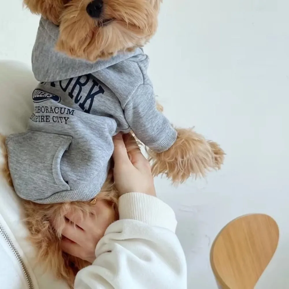 New Soft Warm Dog Hoodies Comfortable Yorkshire Chihuahua Costume Pet Clothes Pullover Design Puppy Costume Outdoor