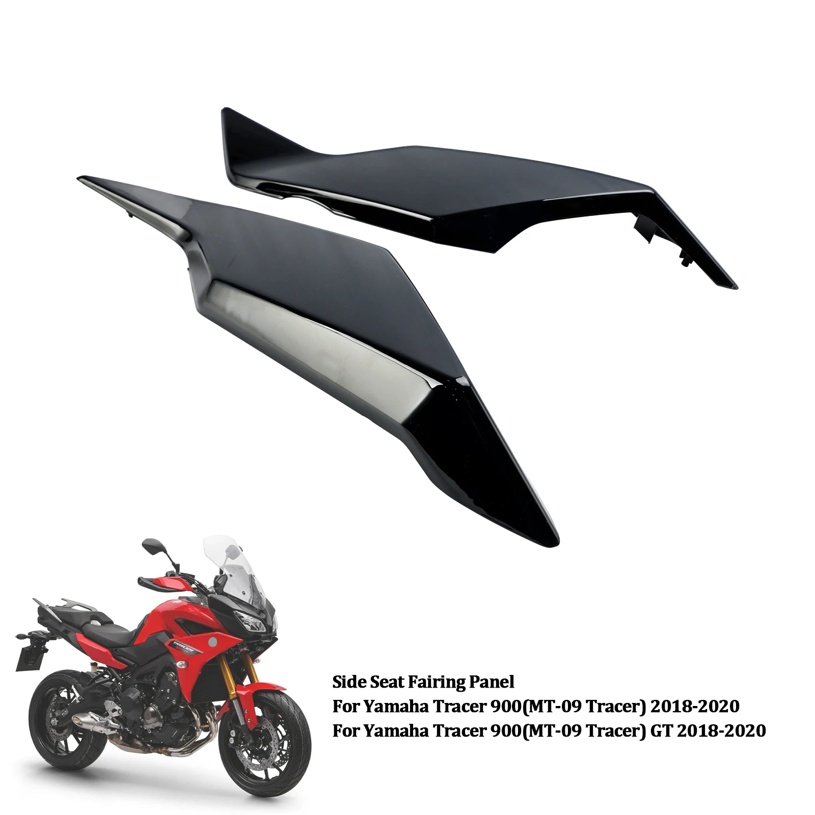 Panneau de Carénage de Siège Latéral Arrière pour Moto, Accessoire pour Yamaha ugger 900/ight2018-2020