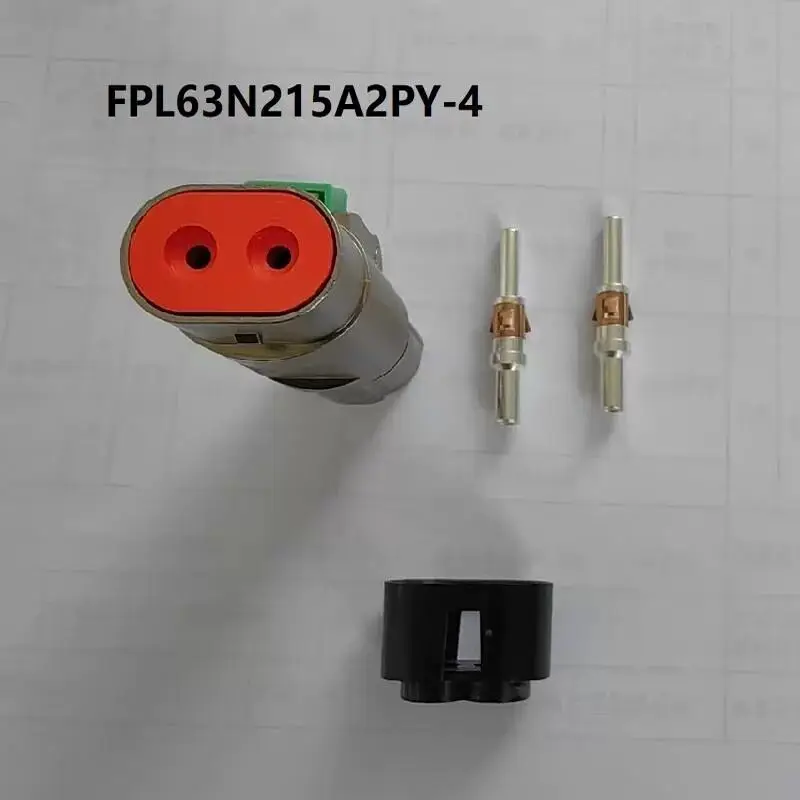 1set for FUTRONICS 2 pole high voltage connector FPL63N215A2PY-4 2pin socket