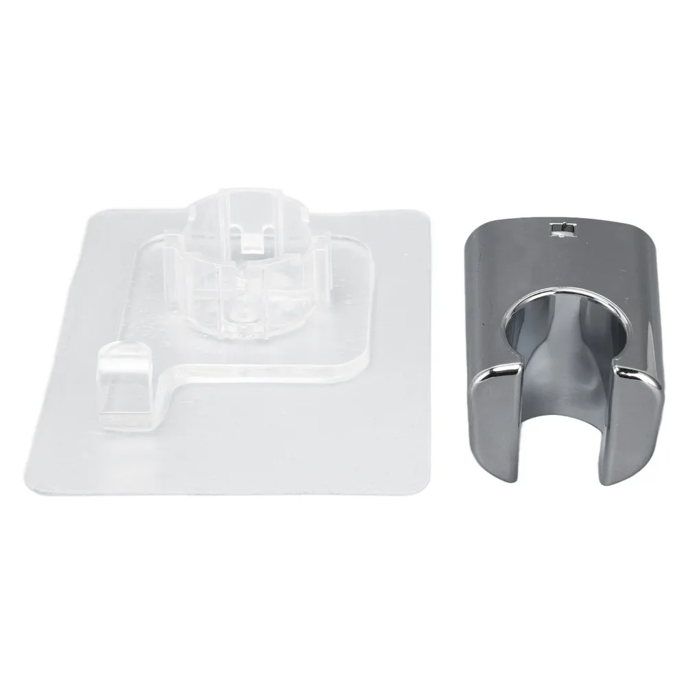 Adhesive Shower Head Bracket ABS Material Wall Mount Bracket Shower Sprayer Hanger No Drilling Waterproof Shower Head Holder