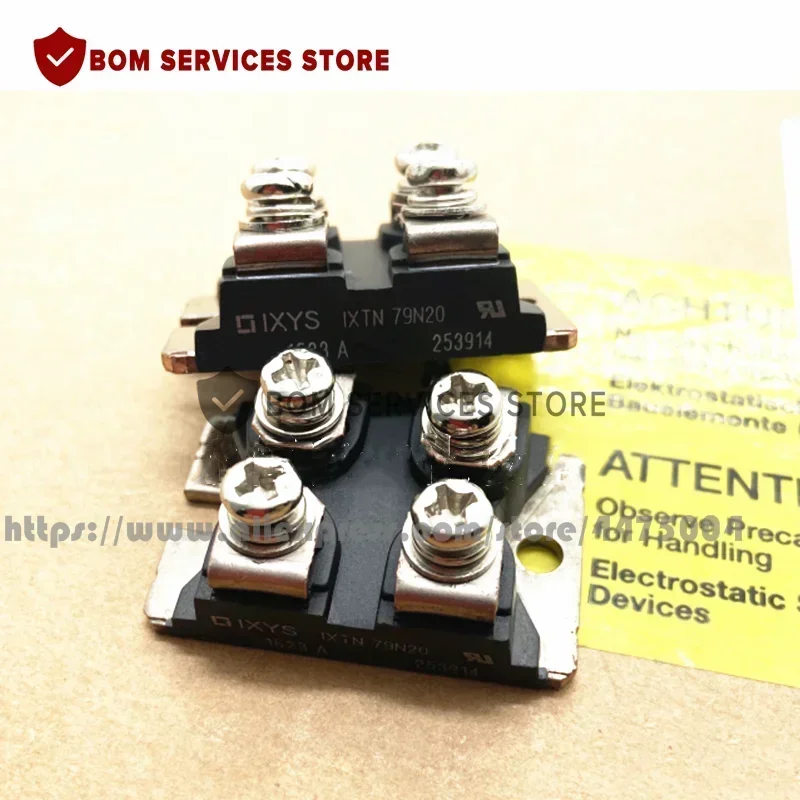 5pcs/lot  New IXTN79N20 Original SOT-227 TRANSISTOR MOSFET POWER  200V  79A MODULE