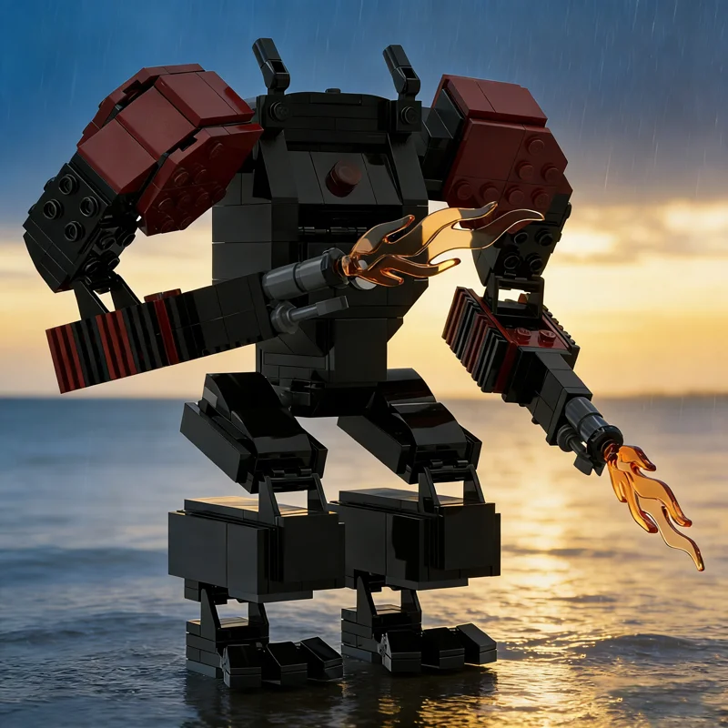 

330pcs MOC Helldivers 2 Automaton Hulk Space Model Building Blocks Construction DIY Creative Idea Toy Festival Gift Education