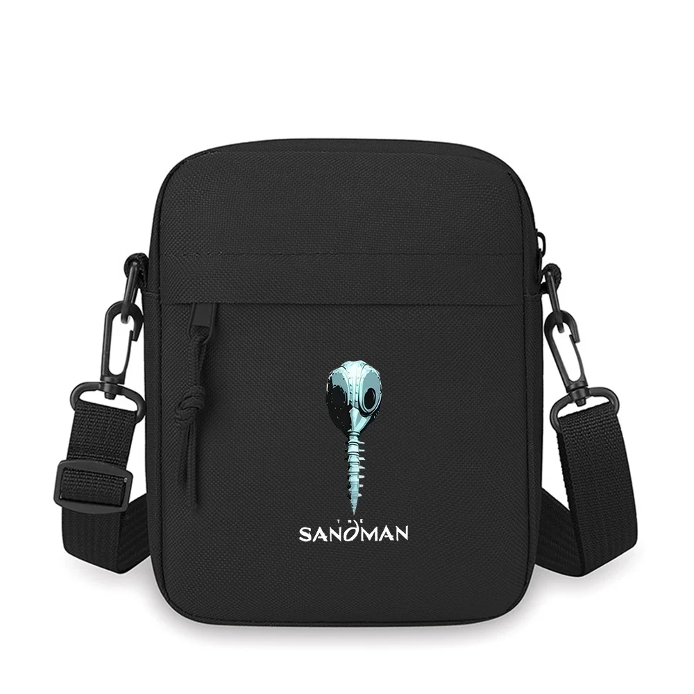 Mask with spikes,elongated design,dark background Men Crossbody Bag Single Shoulder Women Cartoon Anime Film Printing Design Uni