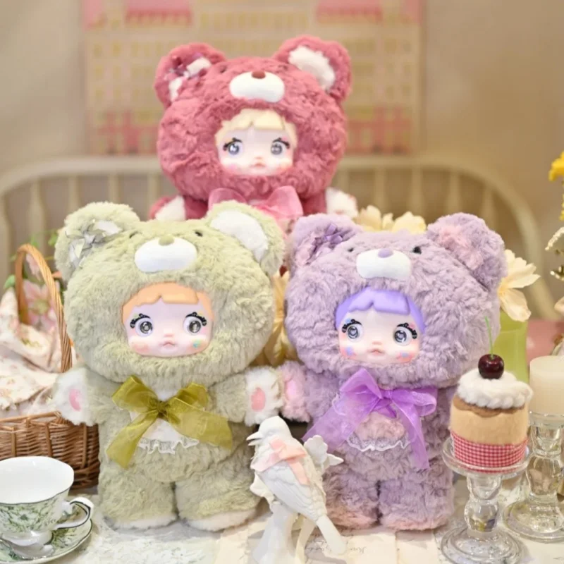 2025 High Quality Nommi Goodnight Bear Series Blind Box Genuine 400% Doll Kawaii Decoration Fashion Collection Toy Birthday Gift