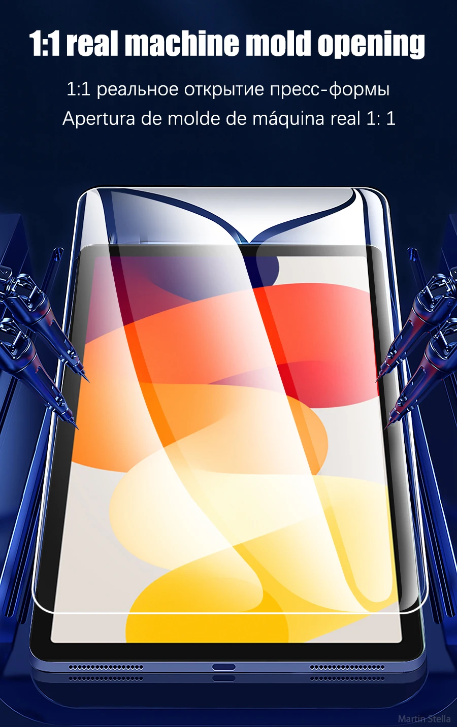 2PCS gehärtetes Glas Displayschutzfolie für Xiaomi Redmi Pad Se 11 8,7 Zoll 2023 2024 Klarglas Tablet Zubehör 9H Film – Detail 4