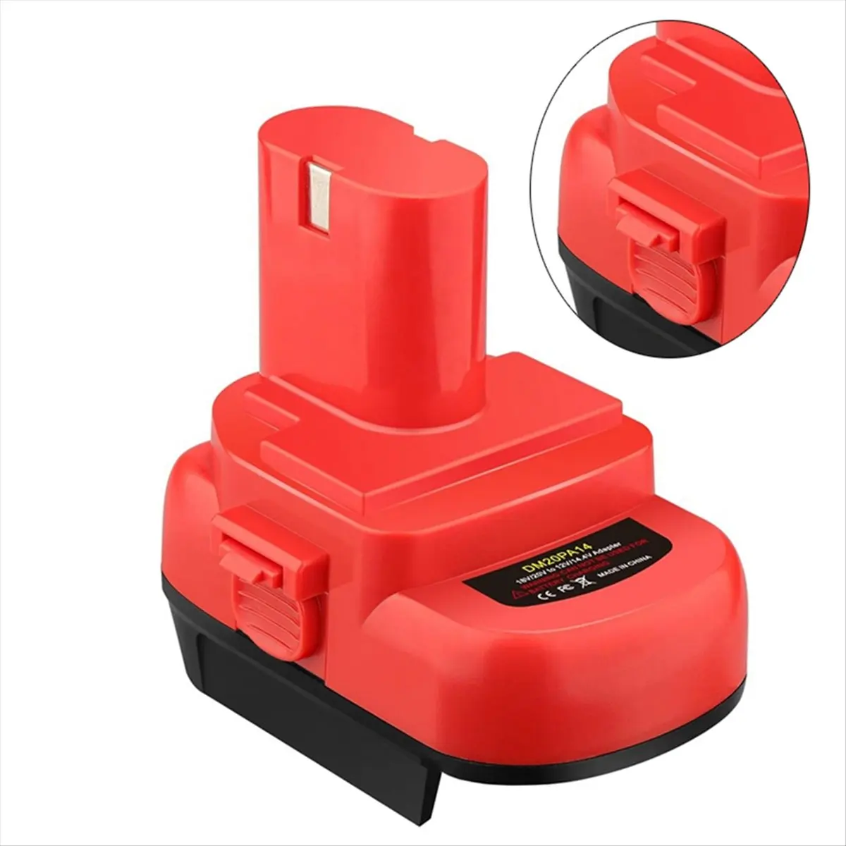 Converter Battery Adapter for Dewalt 18V 20V Milwaukee 18V Li-T to 12V/14.4V Ni-Mh 1200 1220 1201 Battery Cordless Tools