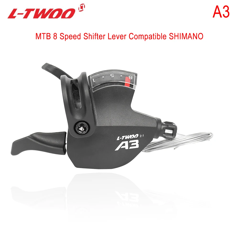 LTWOO A3 8S 3S Shifter Lever for MTB Bike 3X8 Speed Window 8 Speed Derailleurs Bike Parts