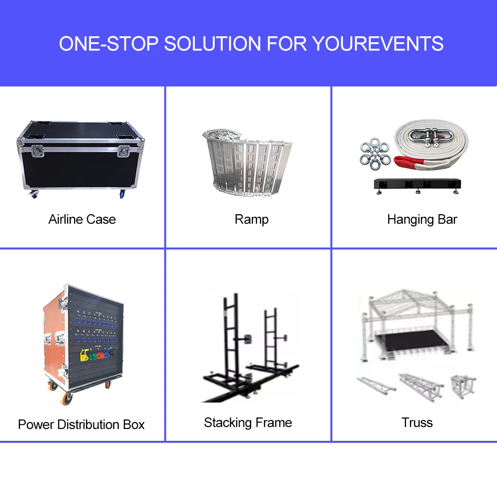 Easy Installing P2.6 2.9 P3.91 7680HZ Rental Video Wall Event Backdrop Outdoor Indoor Display Panel Led Screen For Concert Stage