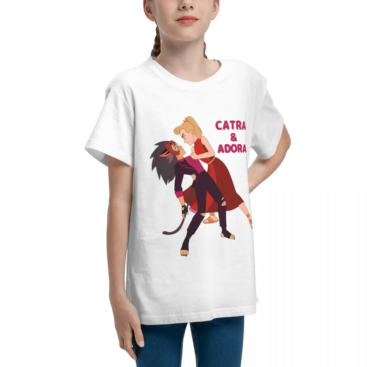 Catra And Adora Catradora Design Essential T Sh High quality T-shirts Creative Novelty Activity competition Adolescents T-Shirt