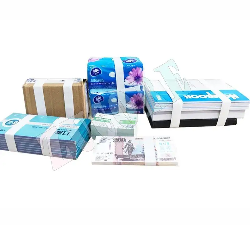 Máquina de embalagem de notas de 25*22cm, máquina de flexão de indução inteligente, automática, fita de papel termofusível, máquina de empacotamento