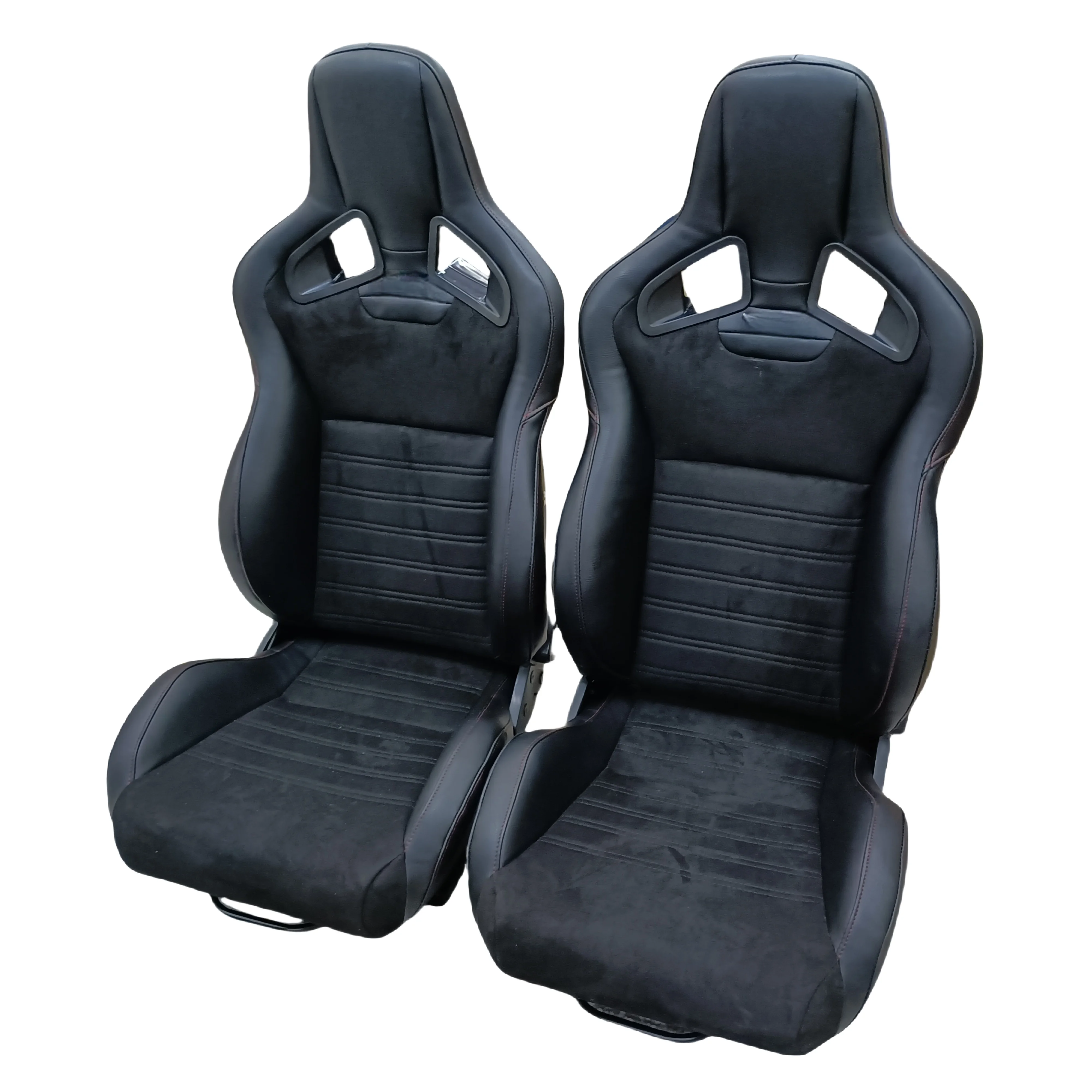 JBR1039R  JIABEIR Newest Adjustable PVC leather universal racing suede car seats color customized