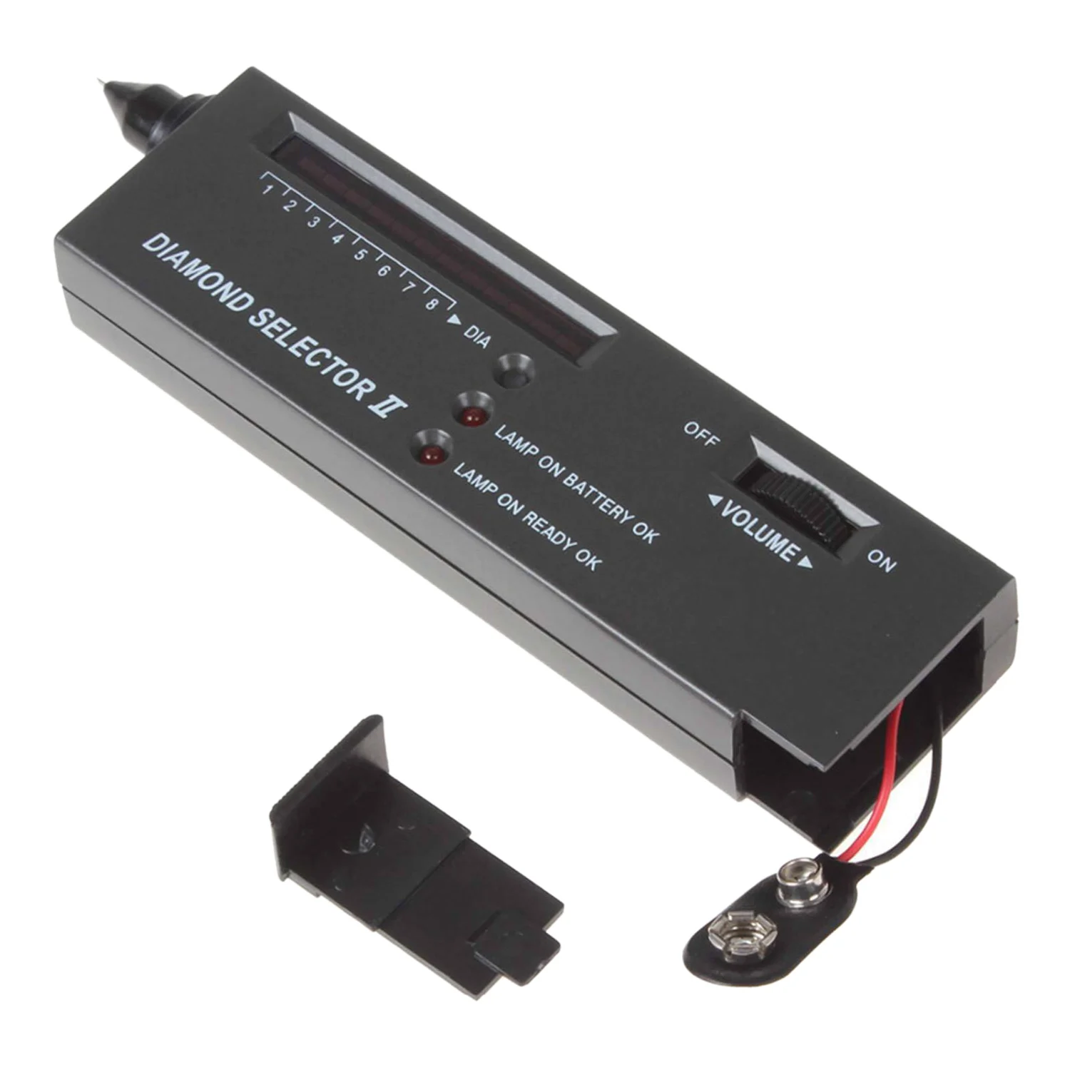 A03V Jeweler Diamond Tool Kit : Portable Diamond Tester - 60X Illuminated Loupe