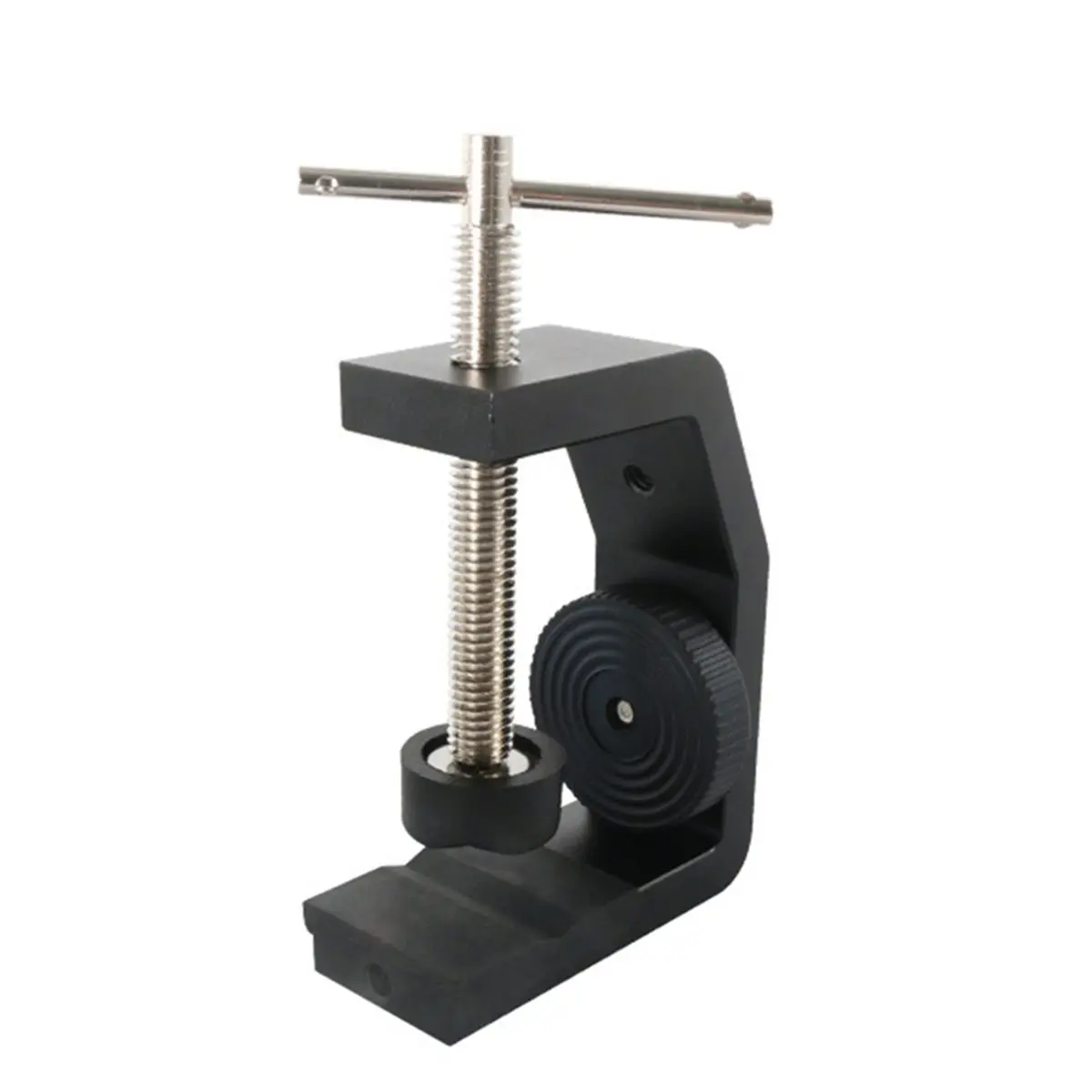 【Camera Accessories】 Metal Multi-Angle Adjustable Table Desktop Adapter Bracket Fixer with C-Shaped Clamp for Monitors and Displ