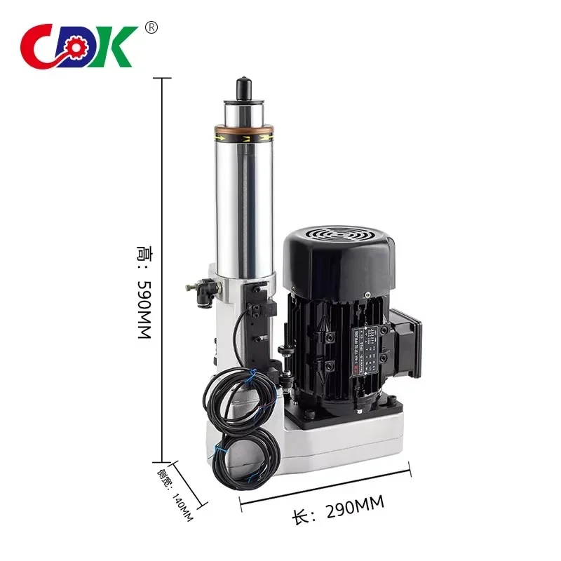 Ce certified drilling and ta pping machine with automatic single servo system drill bit unit