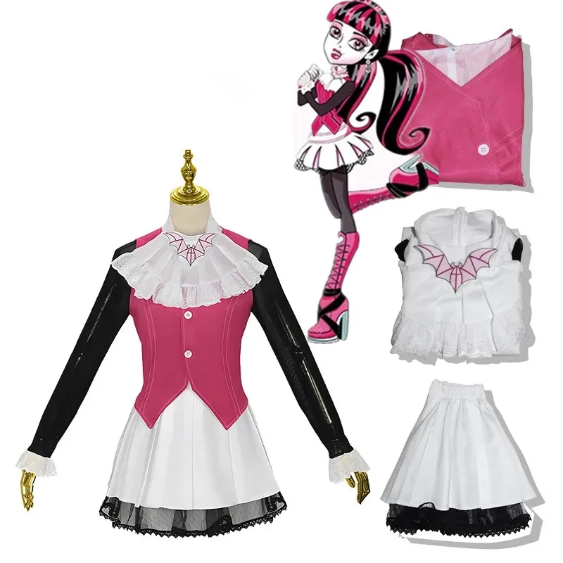 

Костюм для косплея Дракулауры из Monster Fantasy High, обувь Spectra Vondergeist, наряд для взрослых женщин, ботинки, комплект для Хэллоуина и карнавала