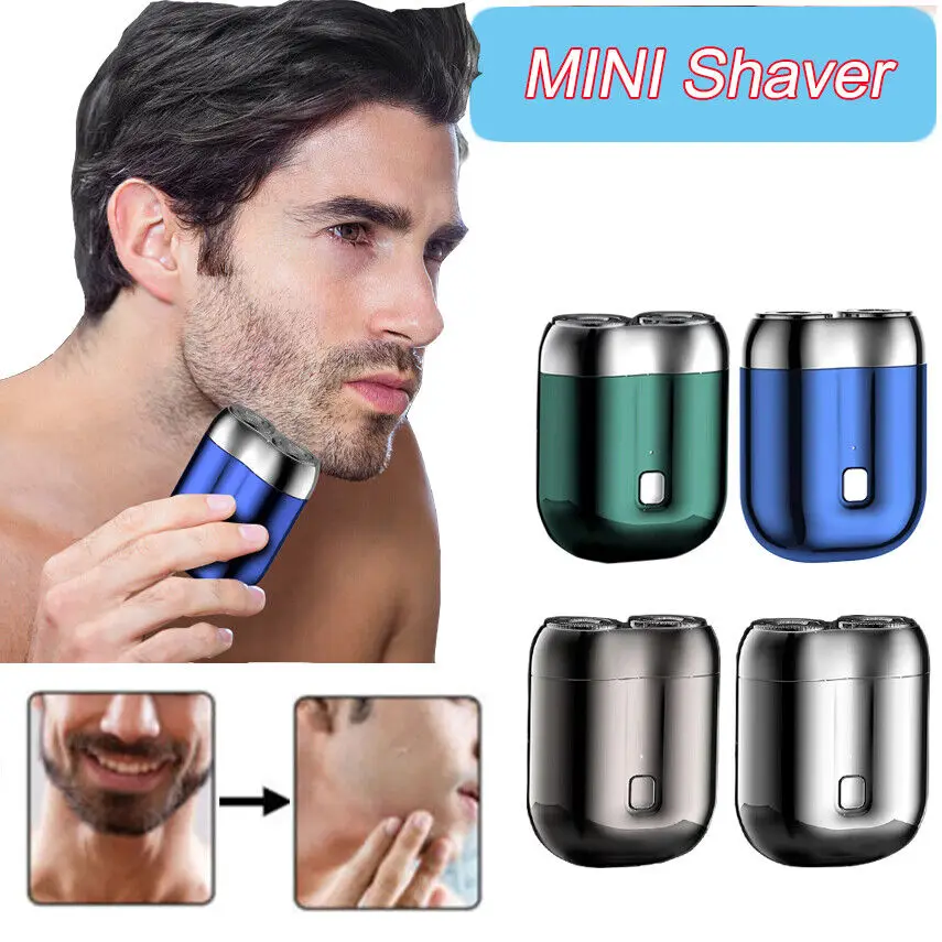 

Mini USB Electric Shaver Beard Trimmer Razor Portable Mini Shaver Reciprocating Shaving Blade Washable Shaver For Men Razor