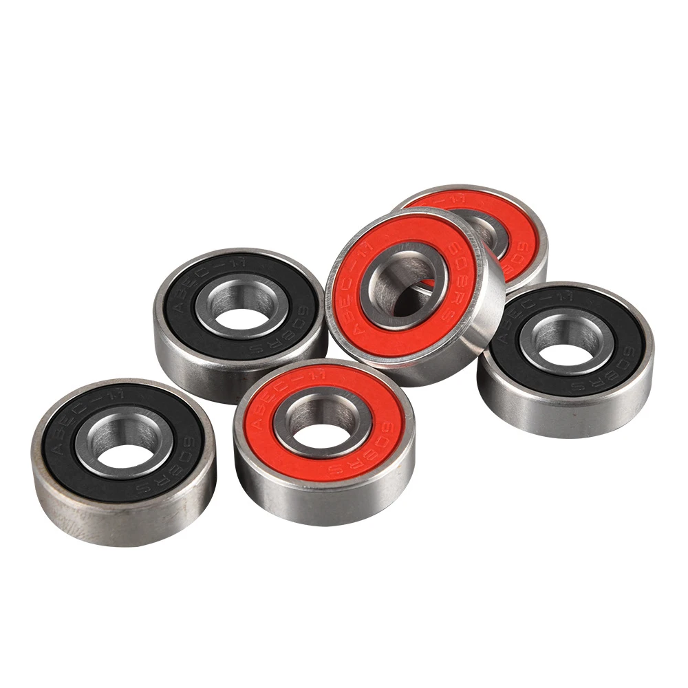 8pcs Ceramic Ball 608RS Inline Roller Skate Wheel Bearing ABEC 11 Anti-rust Skateboard Wheel Bearing  8x22x7mm