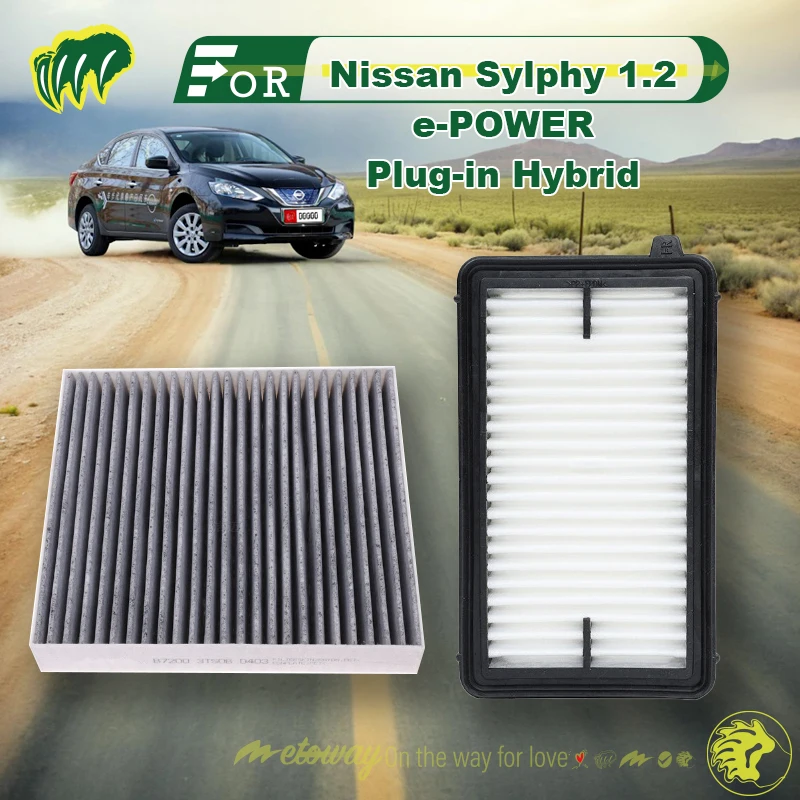 

For Nissan Sylphy 1.2 e-POWER Plug-in Hybrid Car Air Conditioner Filter Car Air Filter Replace Filter Auto Climate Control