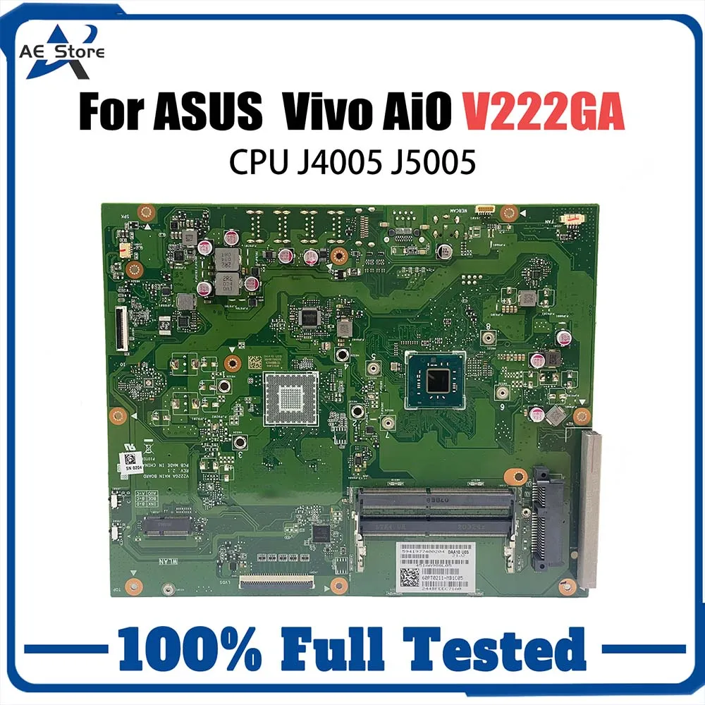 

V222GA Notebook Motherboard For ASUS AIO Laptop Mainboard With CPU J4005 J5005 DDR4 100% Tested Fully OK