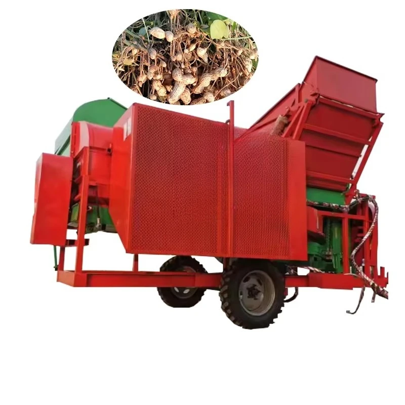 High Capacity Tractor PTO Peanut Picker Harvester Machine with Fan Cleaning and Vibrating Separation Technology customized