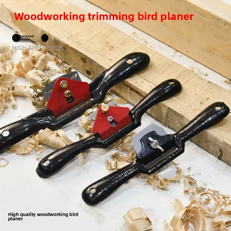 Wood Planer Woodworking Hand Planing Tools Mini Sharp Adjustable High Speed Steel Blade 10 Inch Carpenter Tools