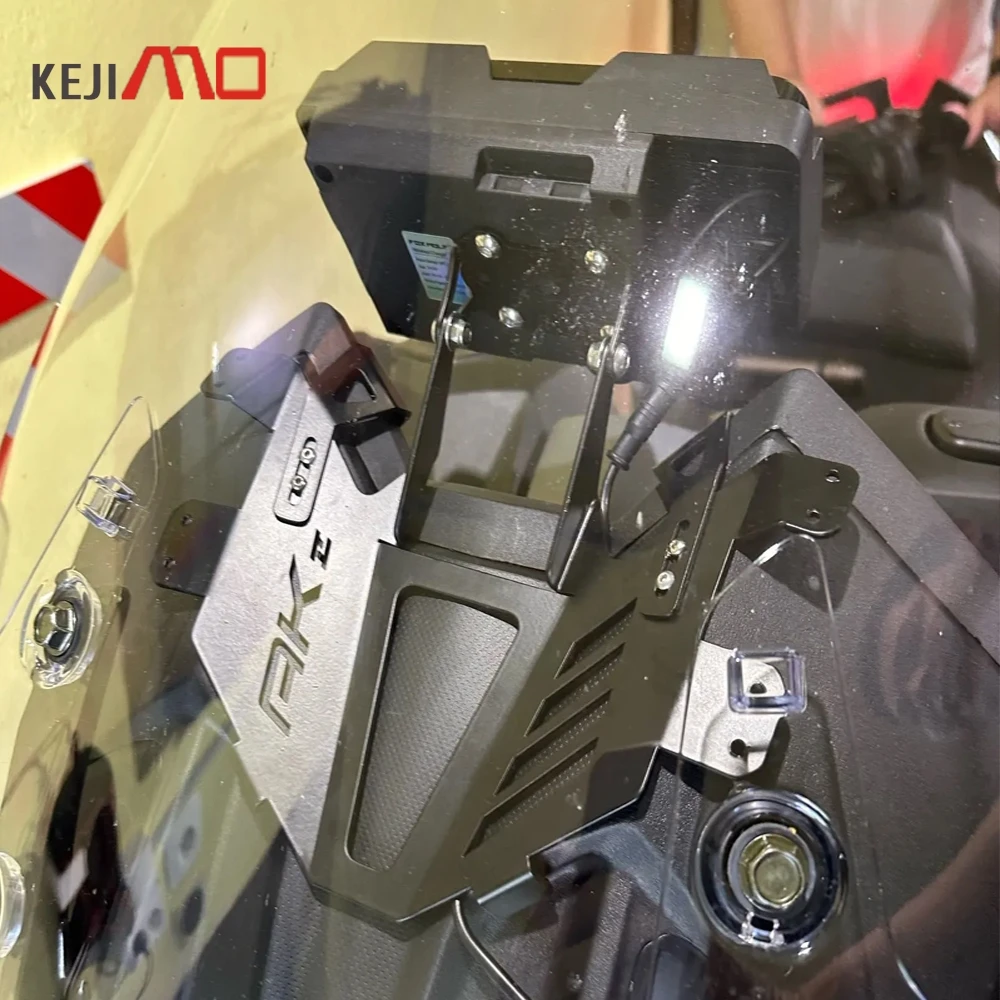 

Motorcycle Windshield Mount Front Phone Stand Holder Phone GPS Navigaton Plate Bracket FOR KYMCO AK 550 AK550 Premium 2023-2026