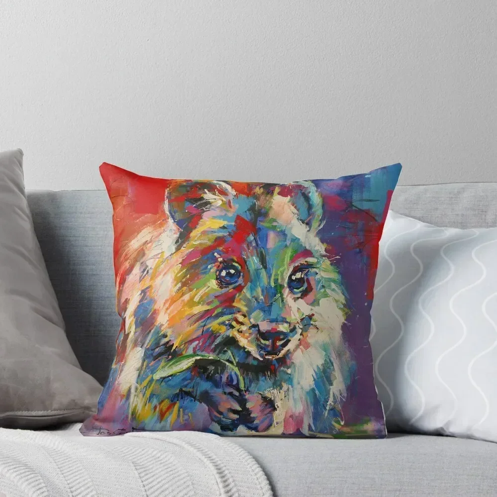 

Quokka - australian marsupial Throw Pillow Cushions Cover Pillowcases Bed Cushions Cushions Home Decor pillow