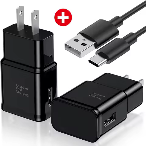 USB Wall Charger Block for Samsung Galaxy S10/S10e/S10Plus/A51/A52/A53/Note20/Note10/Note9/Note8/S21/S21/S22Ultra Phone Charger