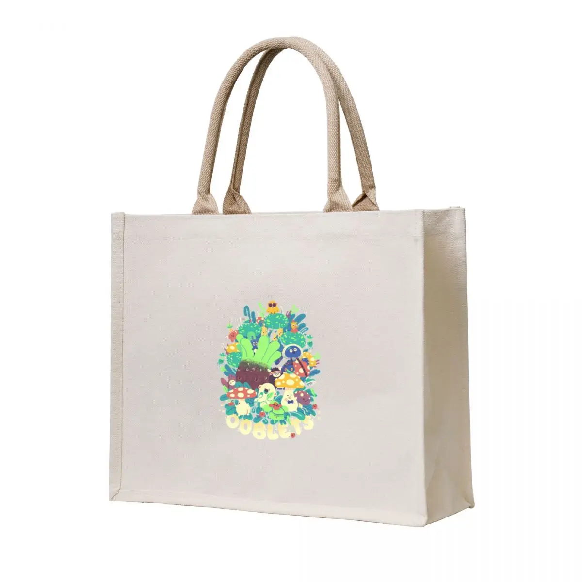 

Ooblets Classic T-Shirt Tote Bag supermarket folding bag female bag Canvas shopping cart bags