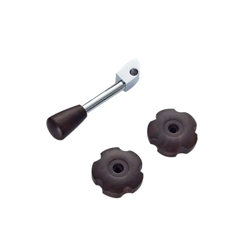 

for WPM Huijia Coffee Machine KD-310/320/330 Modification Kit Walnut Plum Blossom Knob Pull Rod accessories