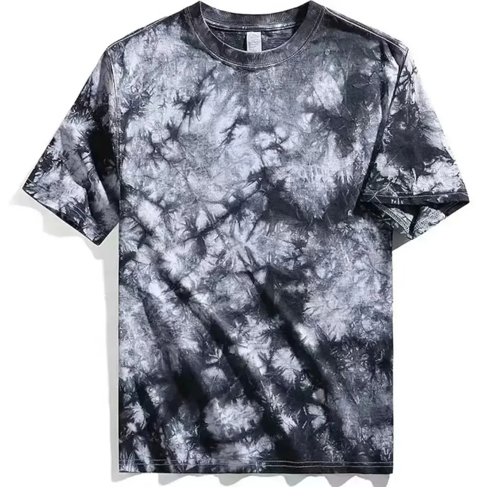 New Tie-dye 3D Print Mens T-shirt Summer Fashion Clothing Casual Short Sleeve T-shirt for Cool Men Tops Tees Clothes Racing suit