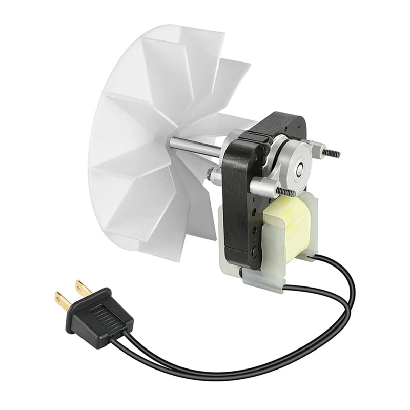 Motor de ventilador de escape de baño, Kit completo de piezas de repuesto universales para Broan Nutone C01575, 50 CFM, 120V Uppco US Plug