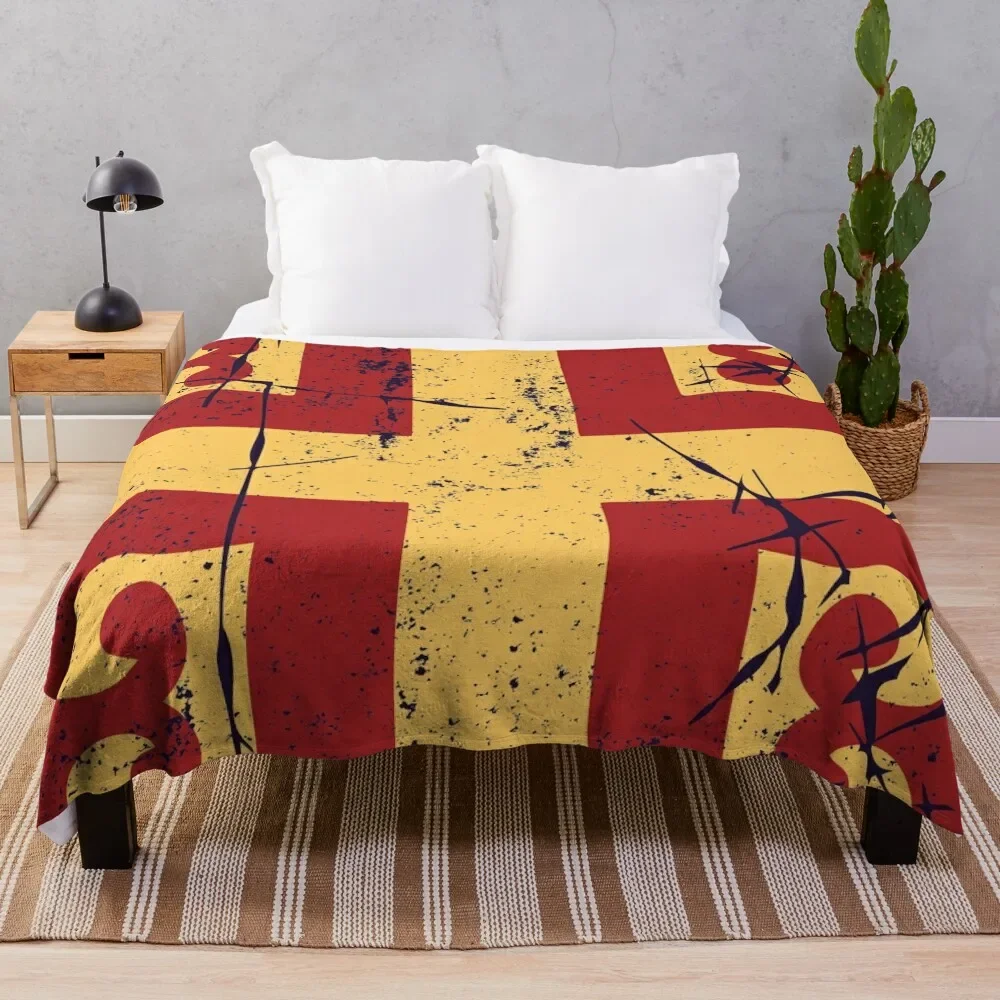 

Byzantine Flag Eastern Roman Empire Throw Blanket warm winter Fluffys Large Retros Cute Plaid cosplay anime Blankets