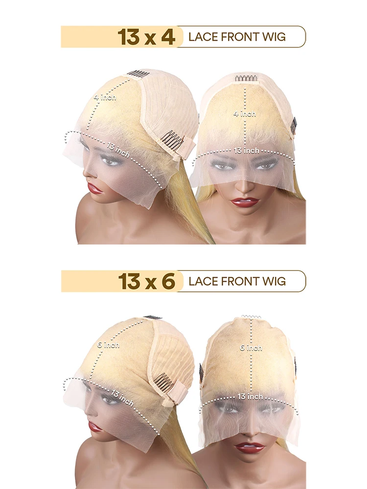 30 بوصة باروكة من شعر طبيعي أشقر الجسم موجة 613 hd الدانتيل الباروكة الأمامية 13x6 13x4 مستقيم الدانتيل شعر مستعار أمامي العسل شقراء الشعر البشري الملون
