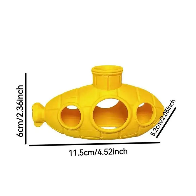 Easy to Clean 3D Printed Submarine Fish Tank Ornament Waterproof Aquarium Decor for Home Aquascape Landscaping view 6