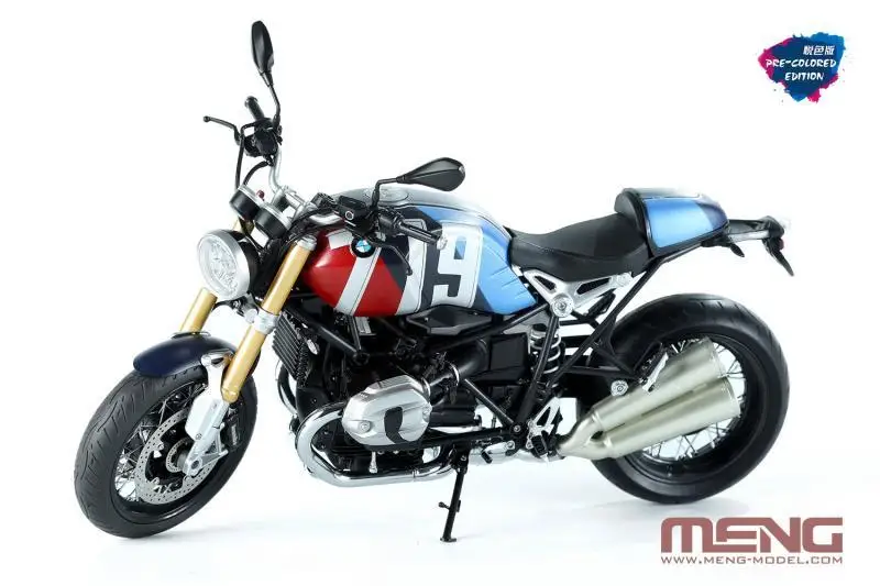 

MENG MT-003T 1/9 R nineT Option 719 Mars Red/ Cosmic Blue Pre-Coloured Edition Model Kit