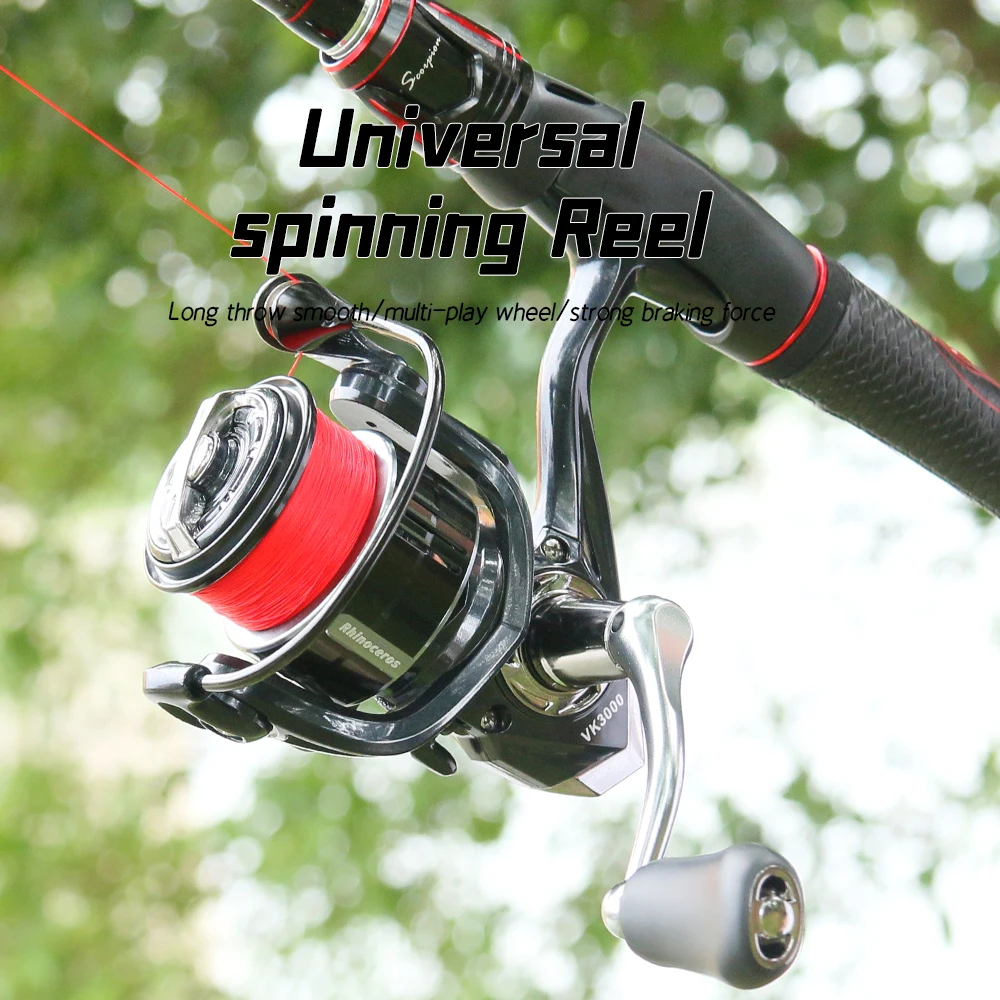 DEUKIO 15KG Max Drag Spinnrolle, Metallspule Größe 2000-7000 Angelrolle für Salzwasser, Carretilhas De Pesca Peche – Detail 1