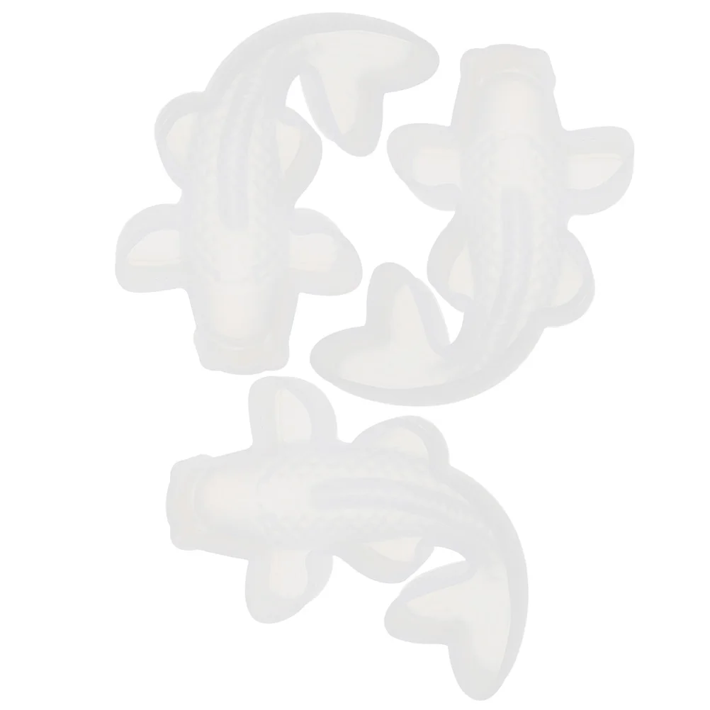 

3Pcs Carp Mold for DIY Crafts Goldfish Crystal Epoxy C y Chocolate Flexible Easy Demold Baking Diy Crafts Mould Pan