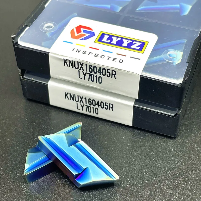 High quality KNUX160405R nano blue metal thread turning tool CNC turning tool KNUX160405R cemented carbide lathe blade