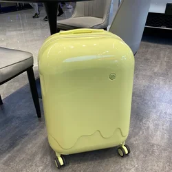 Valise à roulettes avec porte-gobelet pour femme, bagage à main, cabine, voyage, mot de passe étudiant, 20 