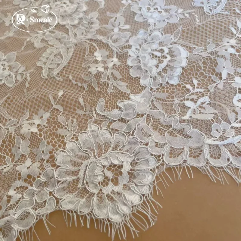 300CMX72CM. Handgeknüpfter Kordel-Hochwertiger Bordüren-Spitzenstoff, DIY-Zubehör für Hochzeitskleider. DIY-Nähzubehör. – Detail 4