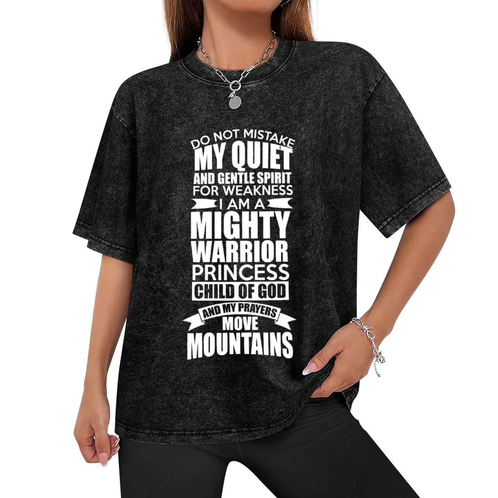 Do Not Mistake My Quiet and Gentle Spirit! T-Shirt customizeds animal prinfor boys mens big and tall t shirts