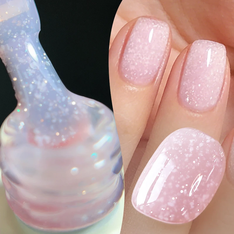 BORN PRETTY 10ml Sneeuw Glitter Jelly Gel Polish Kerst Vernis Semi Permanente Nail Art Losweken UV Gel manicure Nagelbenodigdheden