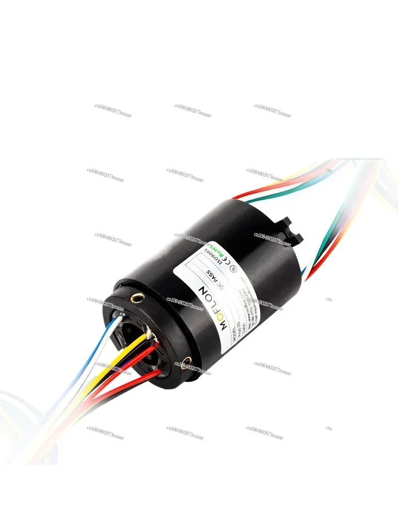 

Multi-channel Conductive Slip Ring: 360 Degree Rotation, 33mm Outer Diameter, Options Include 2 To 12 Channels