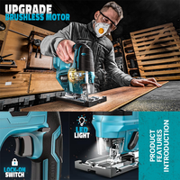 Electric Goddess Electric Jig Saw Cordless Scroll Saw Portable Wood/Plastic/Metal Cutting Power Tool For Makita 18V Battery﻿ pin